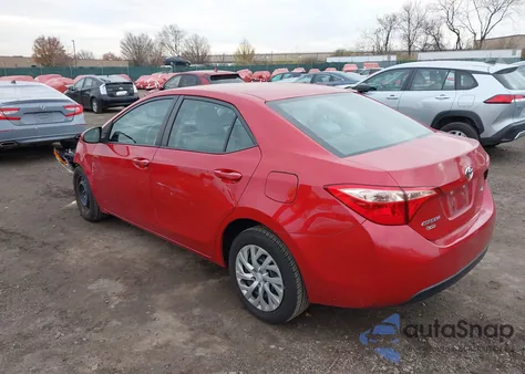 2017 Toyota Corolla Le из США, поврежденный, VIN 2T1BURHE1HC776401
